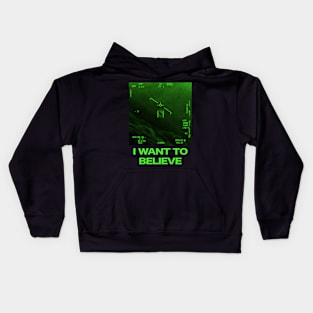 I Want To Believe Kids Hoodie